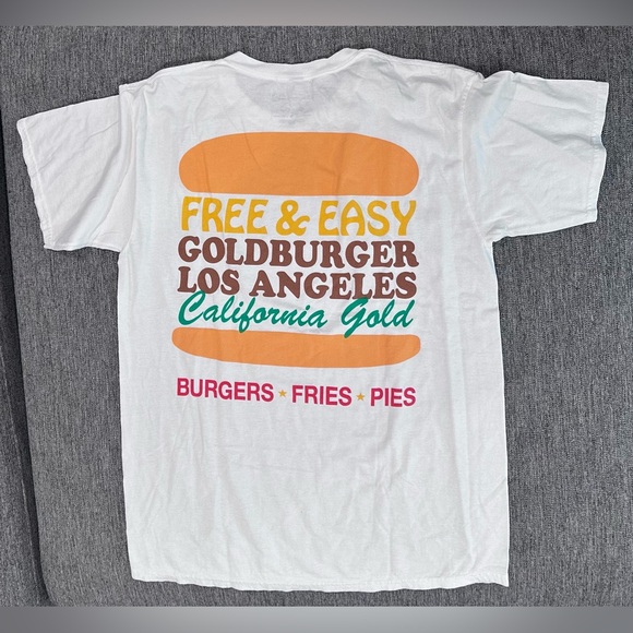 Free & Easy Goldburger Collab T Shirt Large - Picture 6 of 7